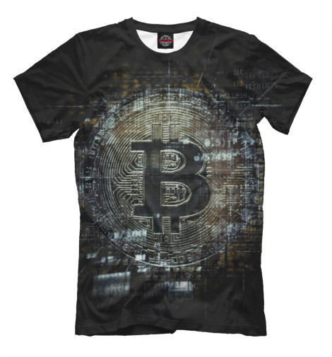

Мужская футболка Биткоин