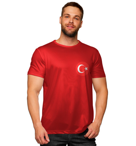 

Мужская футболка Сборная Турции 2024 выездная