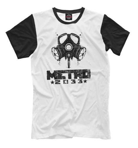 

Мужская футболка Metro 2033 black l