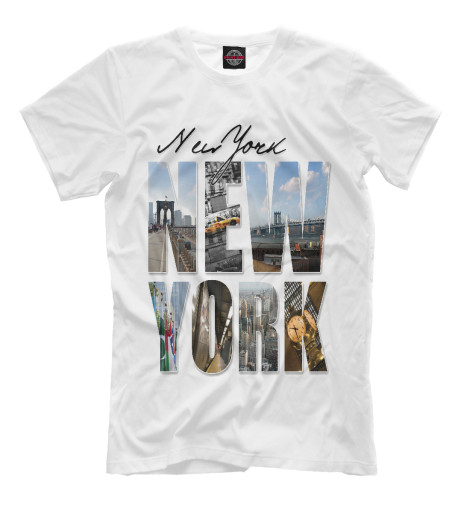 

Мужская футболка Нью-йорк