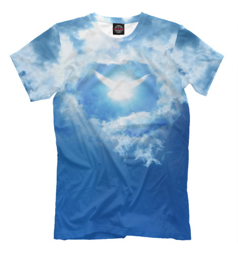 

Мужская футболка Голубь в небе