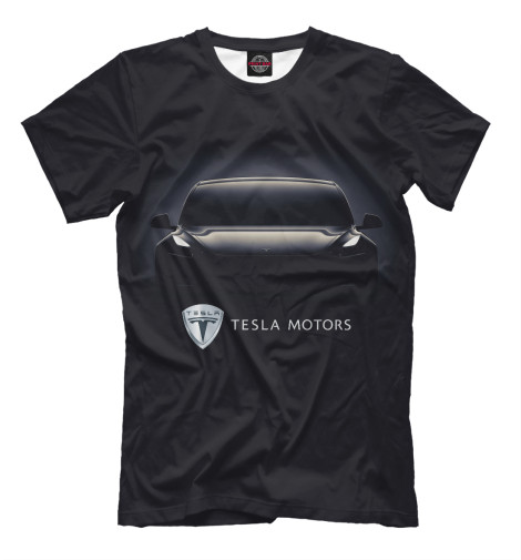 

Мужская футболка Tesla Model 3