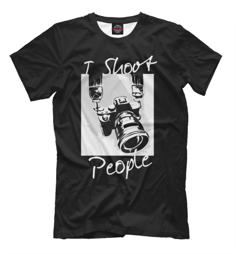 

Мужская футболка I shoot people