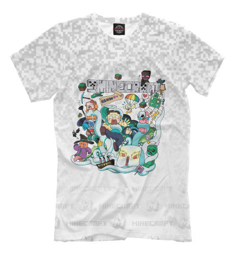 

Мужская футболка Майнкрафт