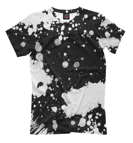 

Мужская футболка Черно-белые краски