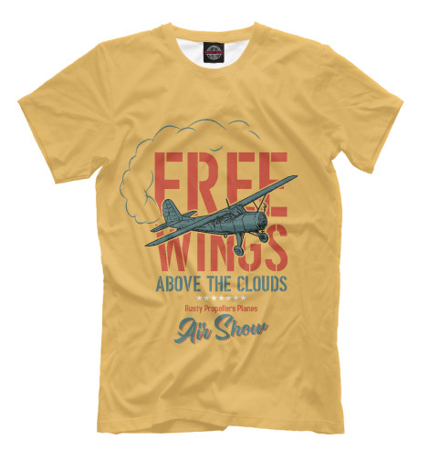 

Мужская футболка Free Wings