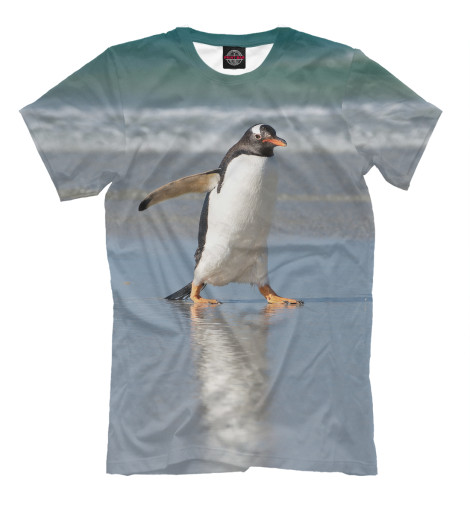 

Мужская футболка пингвин