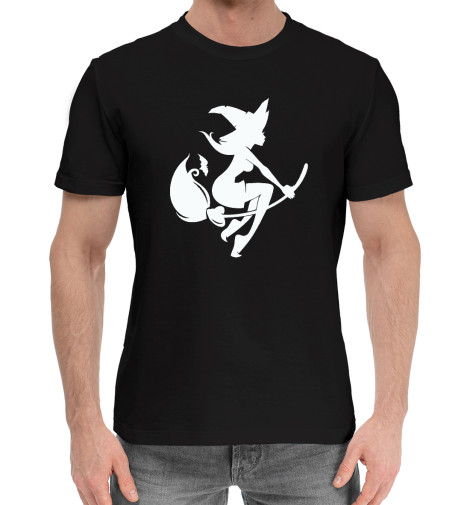 

Мужская хлопковая футболка Ведьма Witch