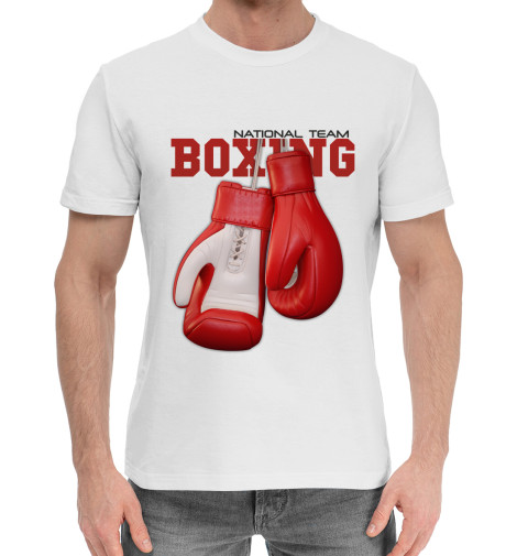 

Мужская хлопковая футболка Бокс