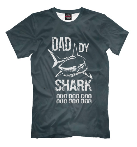 

Мужская футболка Daddy Big Shark DOO