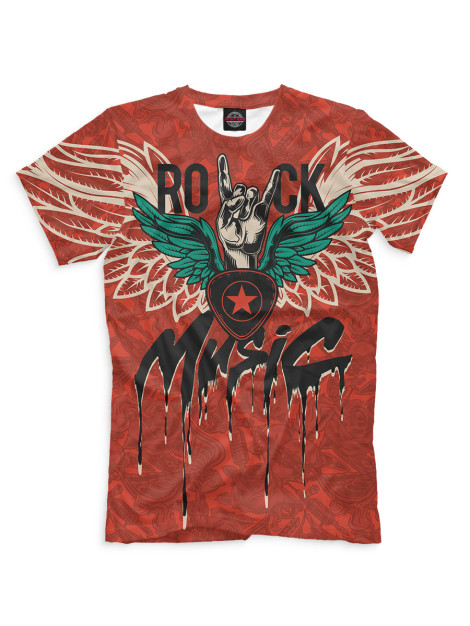 

Мужская футболка Rock