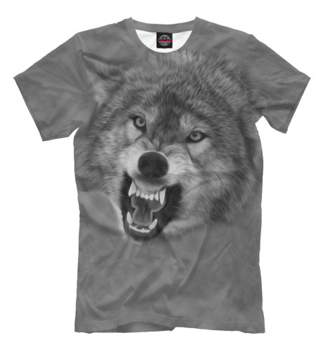 

Мужская футболка Волк