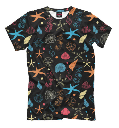 

Мужская футболка Морской паттерн