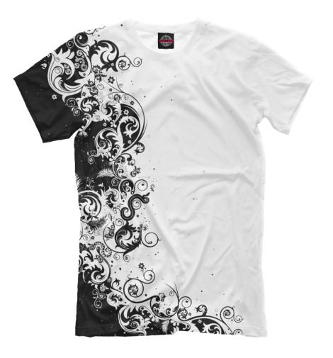 

Мужская футболка White patterns