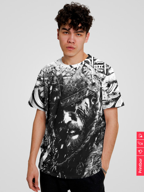 

Мужская футболка Воин