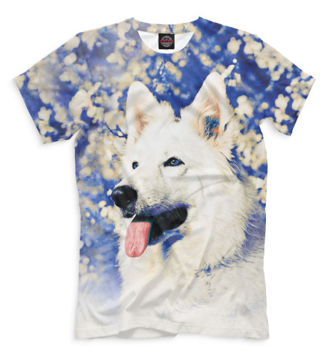 

Мужская футболка Белая швейцарская овчарка