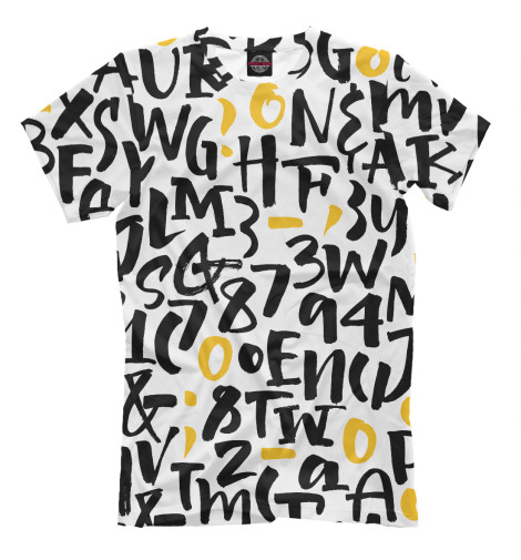 

Мужская футболка Alphabet