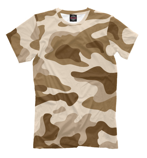

Мужская футболка Коричневый камуфляж