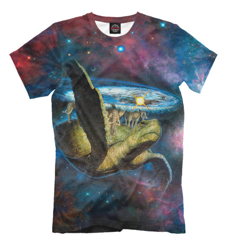 

Мужская футболка Три слона и Черепаха