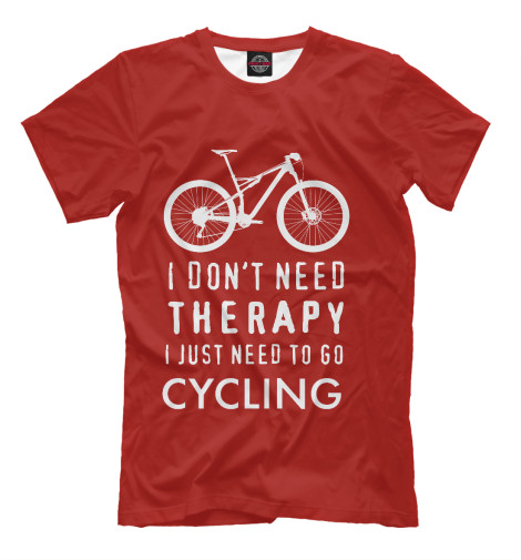 

Мужская футболка Go cycling!