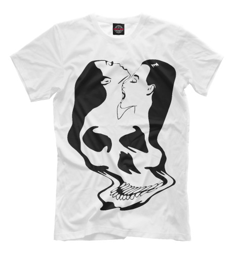 

Мужская футболка Череп и девушки