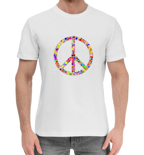 

Мужская хлопковая футболка Peace