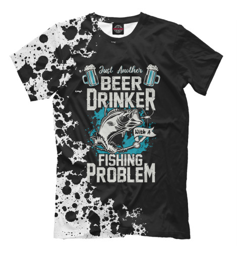 

Мужская футболка Beer Drinker Fishing