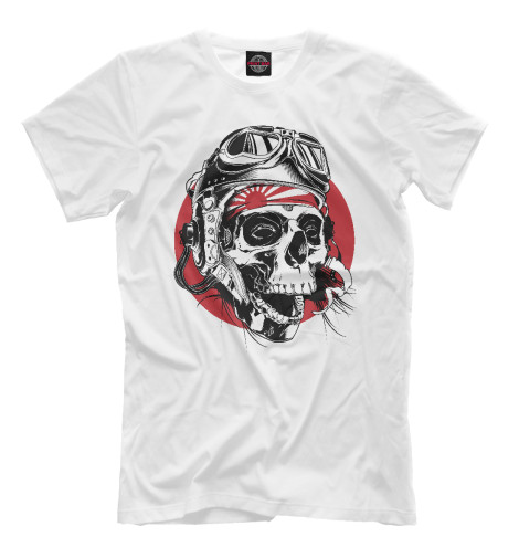 

Мужская футболка Японский череп