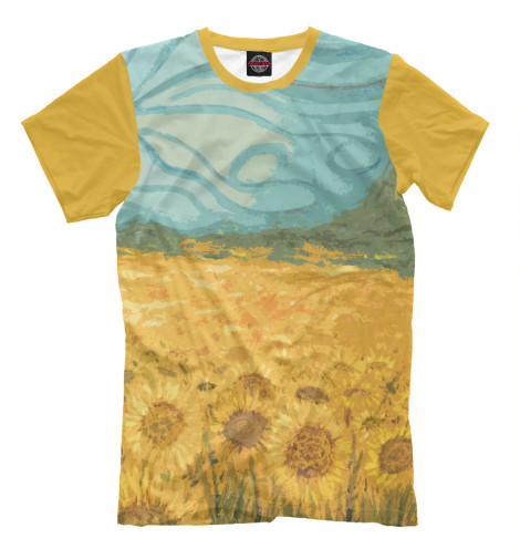 

Мужская футболка Подсолнухи Вангог
