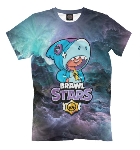 

Мужская футболка Space Leon Shark