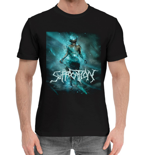 

Мужская хлопковая футболка Suffocation
