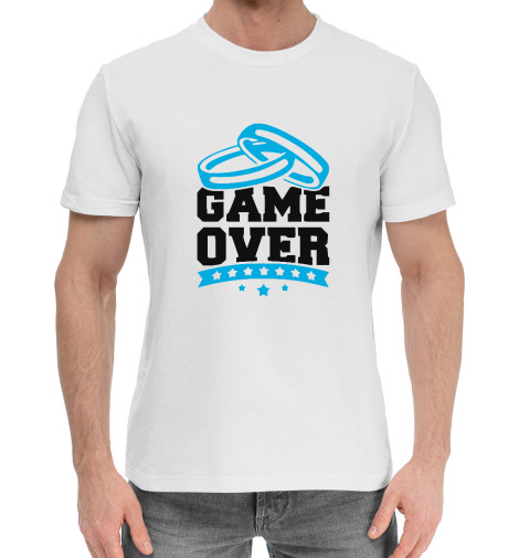 

Мужская хлопковая футболка GAME OVER