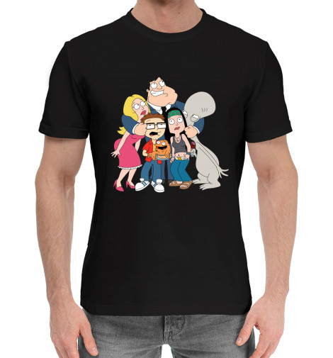 

Мужская хлопковая футболка American Dad!