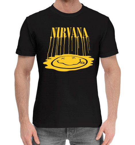 

Мужская хлопковая футболка Nirvana