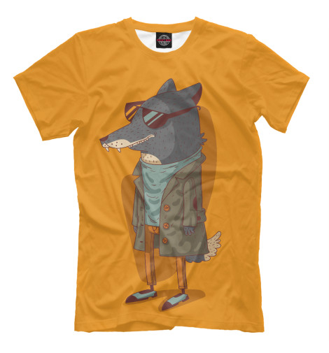 

Мужская футболка Хитрый лис в очках