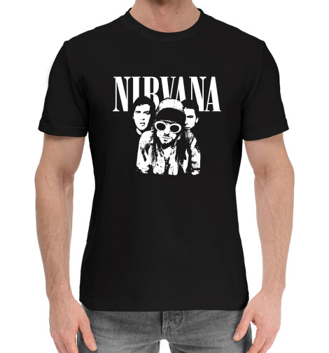 

Мужская хлопковая футболка Nirvana