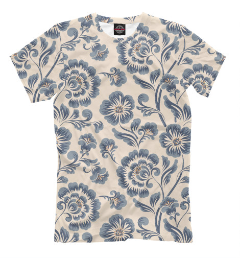 

Мужская футболка Гжель (паттерн)