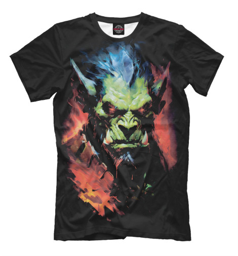 

Мужская футболка Орк в огне