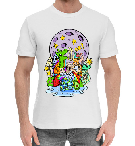 

Мужская хлопковая футболка Атмосферный беспорядок