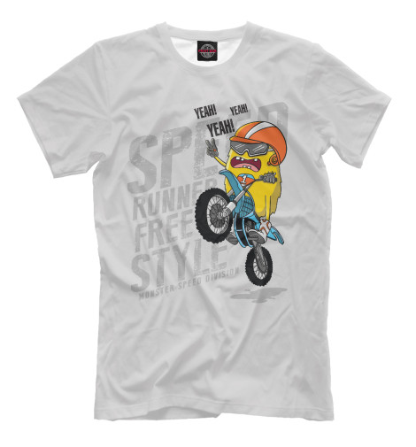 

Мужская футболка Мотоциклист