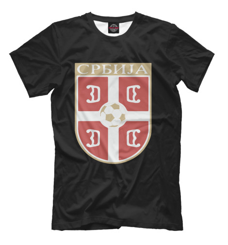 Мужская футболка Сборная Сербии  - купить