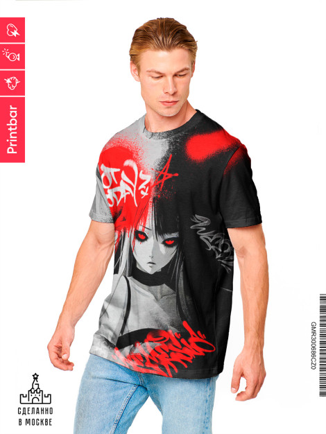 

Мужская футболка Аниме девушка