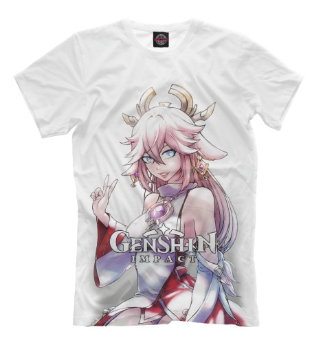 

Мужская футболка Yae Guuji - Genshin Impact