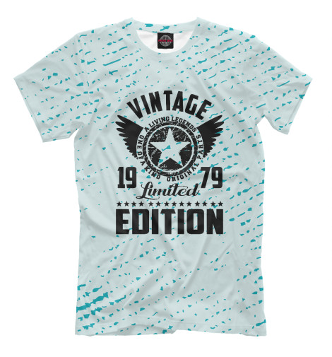 

Мужская футболка Vintage 1979 limited editio