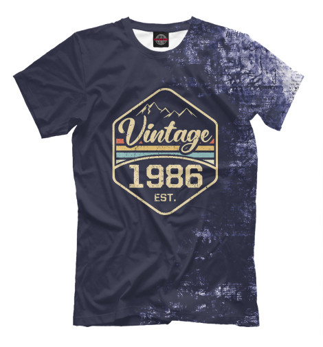 

Мужская футболка Vintage 1986 Est. Retro