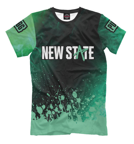 

Мужская футболка PUBG New State - Splash