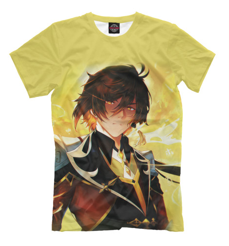 

Мужская футболка Genshin Impact Чжун Ли