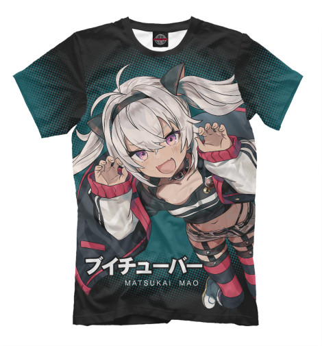 

Мужская футболка Аниме Девочка-кошка