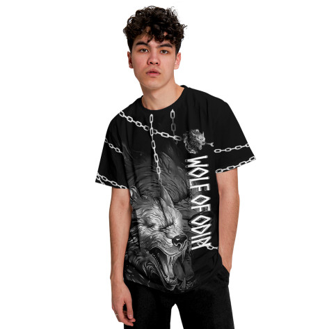 

Мужская футболка Wolf of odin