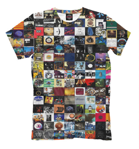 

Мужская футболка Логотипы рок групп